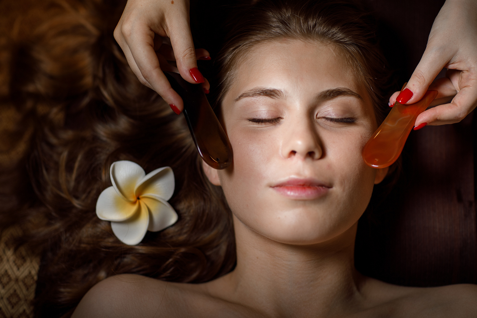 «Гуаша», косметический уход для лица  — 1 час, профессиональное spa для лица